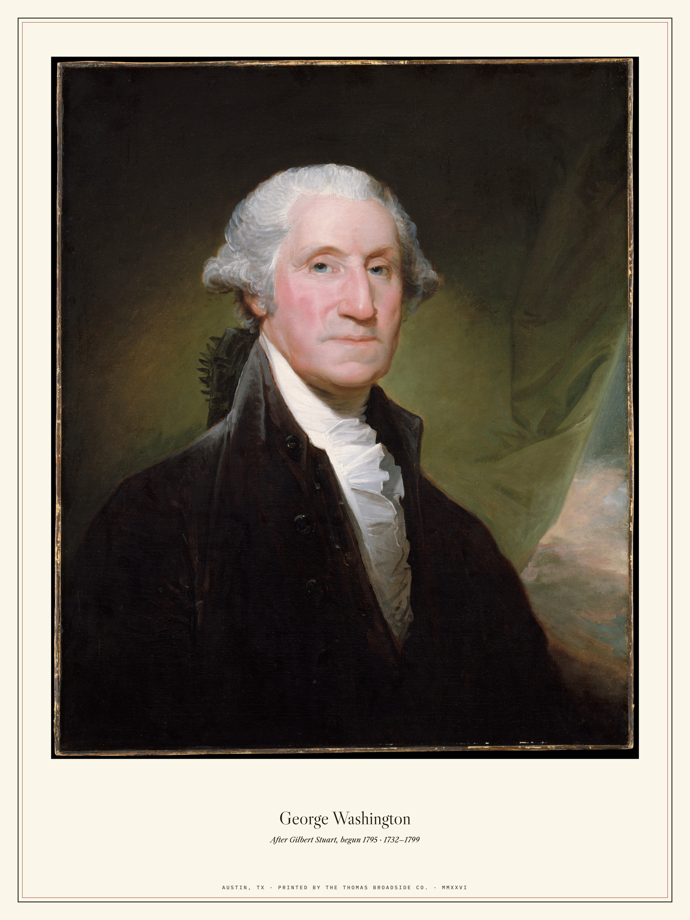 Washington portrait broadside from the collection